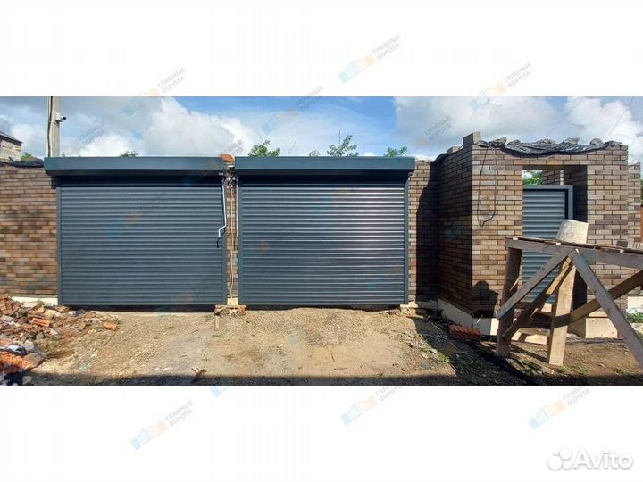 Ворота Роллетные с калиткой