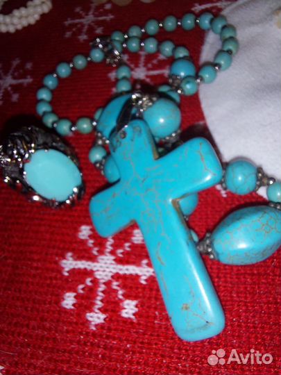 Серебряное кольцо с бирюзой