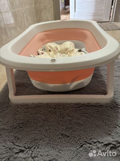 Детская ванночка для купания складная