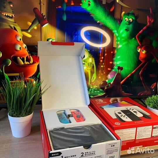 Прошитые новые Nintendo Switch Oled