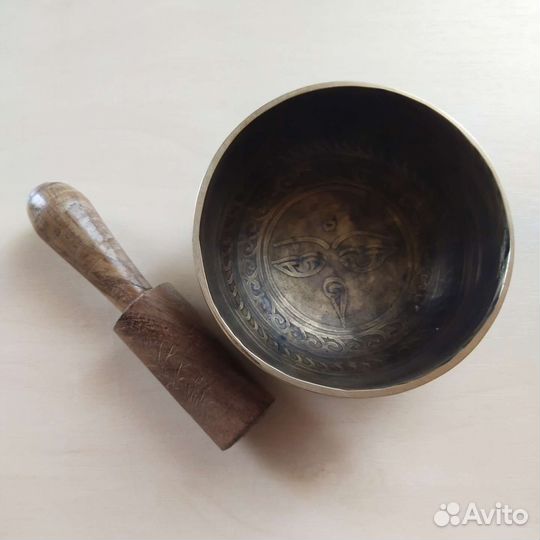 Поющая чаша кованая Тибетская