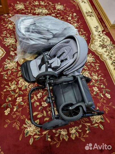 Pituso luna 2 в 1 серая с металликом