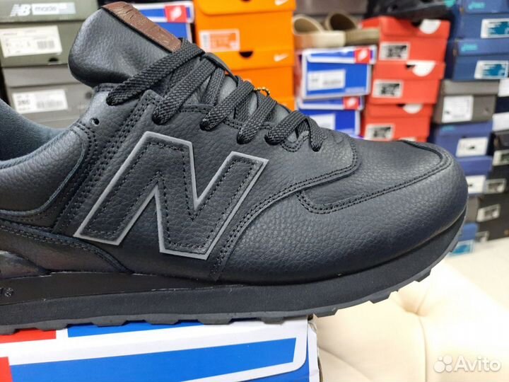 Кроссовки мужские кожаные new balance