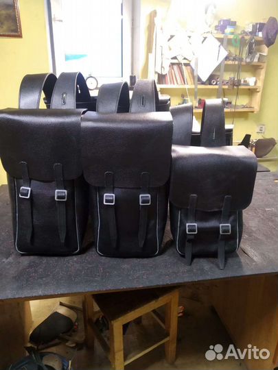 Увеличенные задние сумки для кавалерийского седла