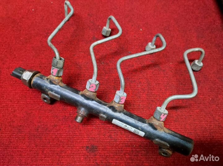 Трубка форсунки 1,2,3,4 цилиндров SsangYong D20DT