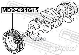 Шкив коленвала 4G13/4G15 mdscs4G15 Febest