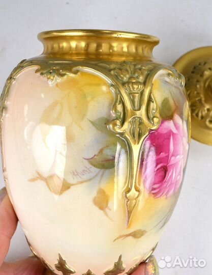 Ваза-ароматница, роспись, Royal Worcester, 1937 г