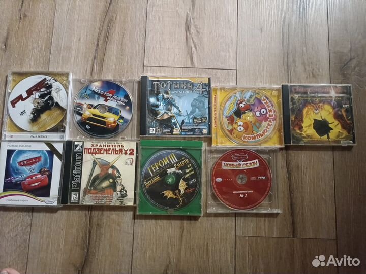 DVD игры старые для пк