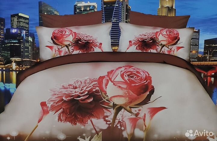 Постельное белье 2 спальное Сатин