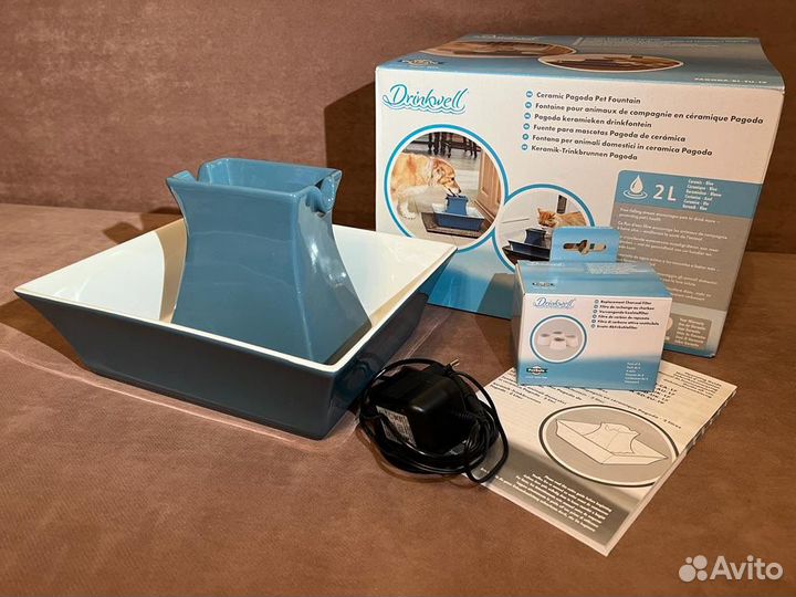 Автоматическая поилка для животных Drinkwell, 2 л