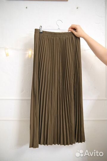 Юбка плиссе миди
