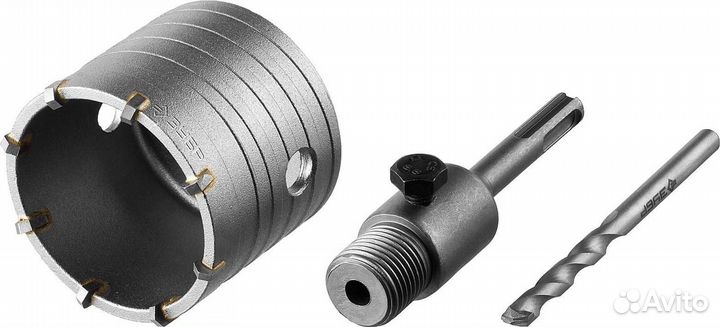 Зубр 68 мм, SDS - Plus, 8Т, коронка по бетону с ос