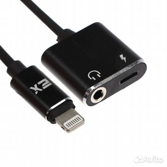 Переходник Lightning 8pin x Audio/Charging Exployd