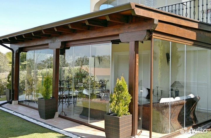 Остекление беседок