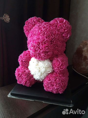 Медведь из роз 40 см