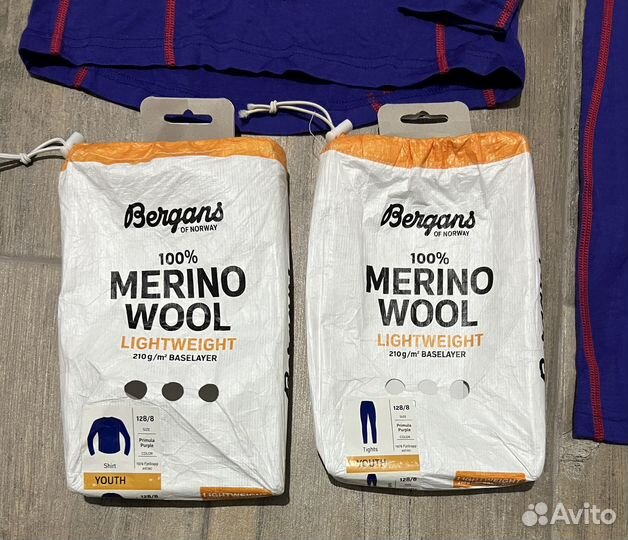 Новый термо комплект Bergans 128-134