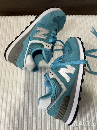 Кроссовки New Balance 574 бирюзовые