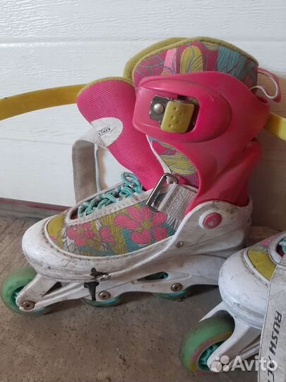 Роликовые коньки детские раздвижные 33-36