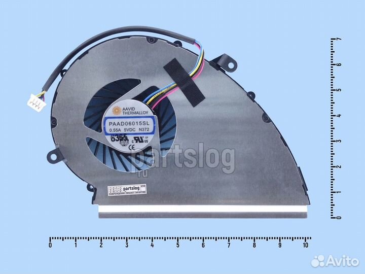 Вентилятор для MSI GE72VR GP72VR MS-179B 4-pin GPU