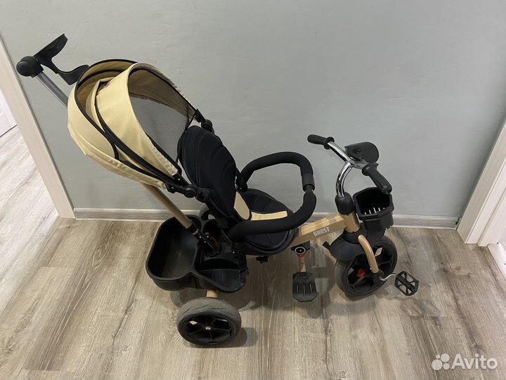 Велосипед коляска с ручкой