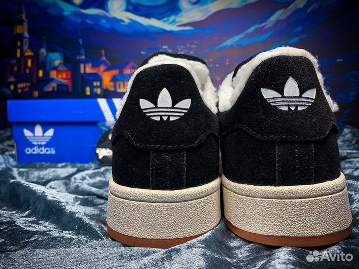 Кроссовки мужские зимние adidas campus