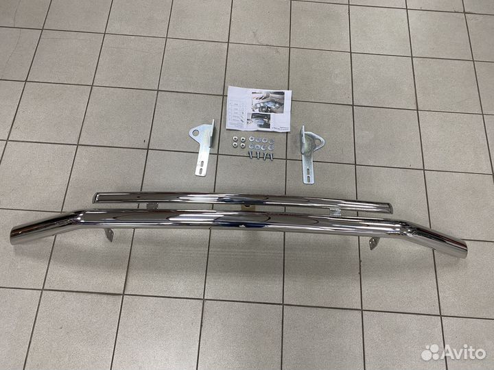 Защита переднего бампера Land Cruiser 200 2008+