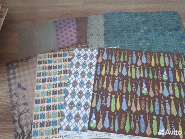 Бумага для скрапбукинга. Лот 1