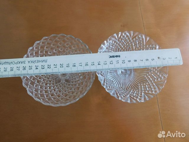 2 Антикварные,красивые, вазочки-креманки Мальцев