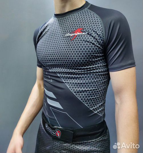 Рашгард с коротким рукавом Hayabusa соты