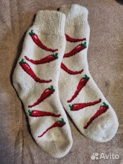 Шерстяные носки