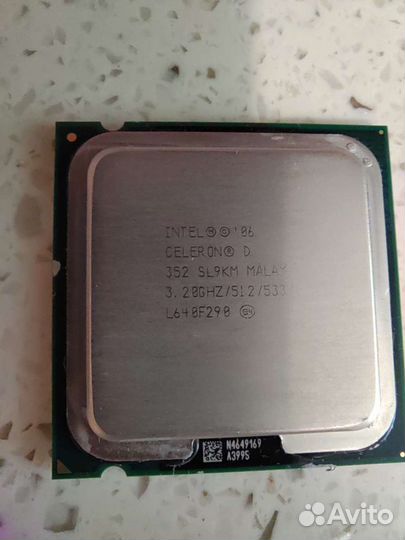 Процессоры intel celeron D 352 и pentium e6600