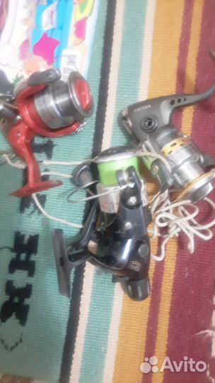 Спининги и удочки,катушки