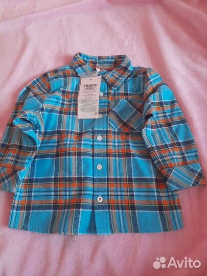 Рубашка новая на мальчика, 86р, barkito
