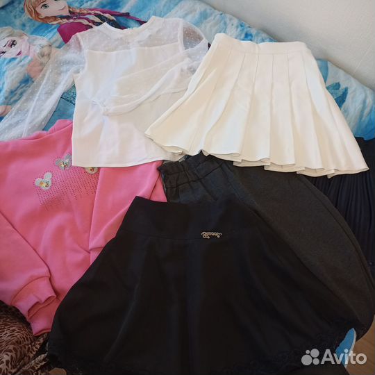 Вещи пакетом на девочку 134 140