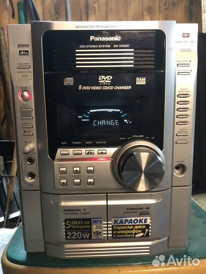 Музыкальный центр panasonic sa vk62D