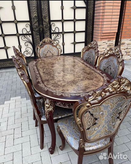 Стол и стулья Новые Кухонный Обеденный Раскладной