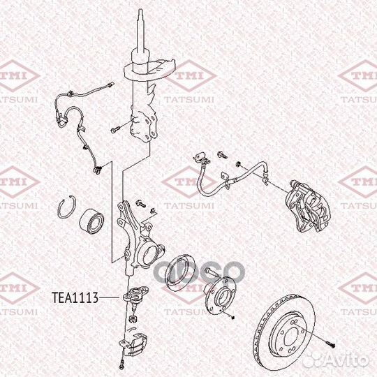 Опора шаровая KIA ceed/cerato/magentis/hyundai