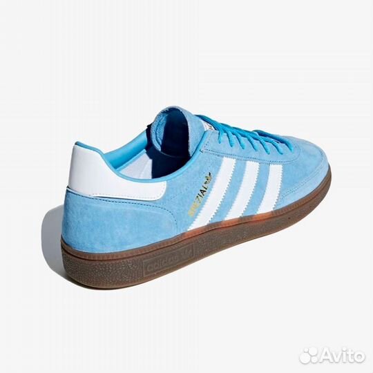 Кроссовки adidas spezial голубые blue