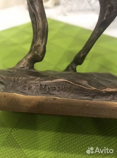 Бронза Лось 1986 с клеймом 8 кг Эксклюзив