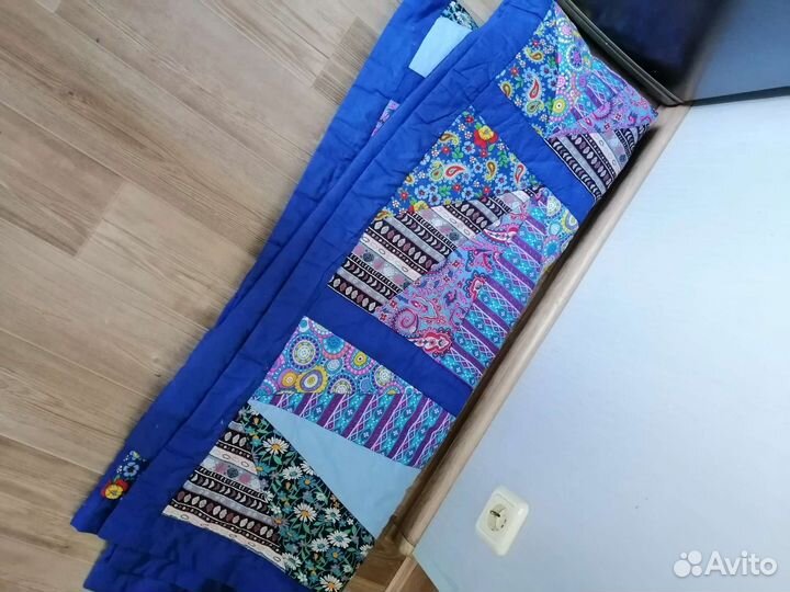 Лоскутное покрывало печворк. Ручная работа