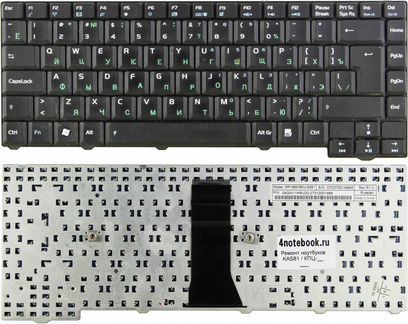 Клавиатура для Asus F3 X52 Z53S б.у. KAS81