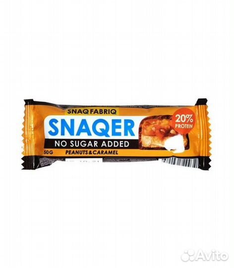 Батончик глазированный Snaq Fabriq snaqer, арахис