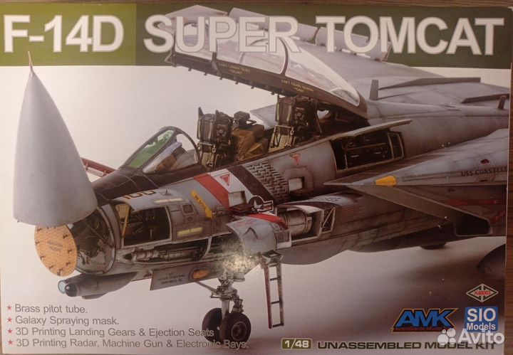 AMK F-14D super tomcat 1/48 + 3D детали