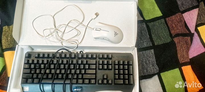 Мышь и клавиатура игровые