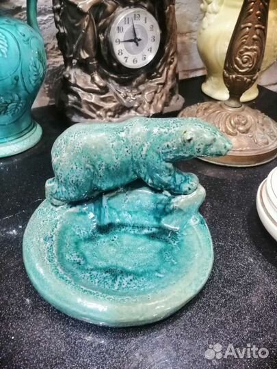 Статуэтка Медведь Гжель, схф-1