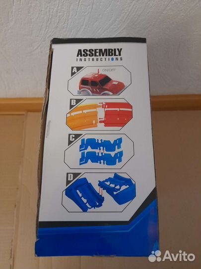 Автотрек 106 деталей новый