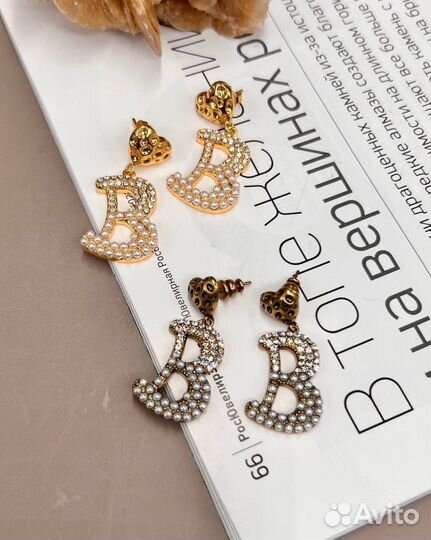 Серьги balenciaga