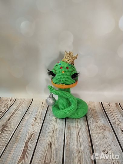 Змейка вязанная