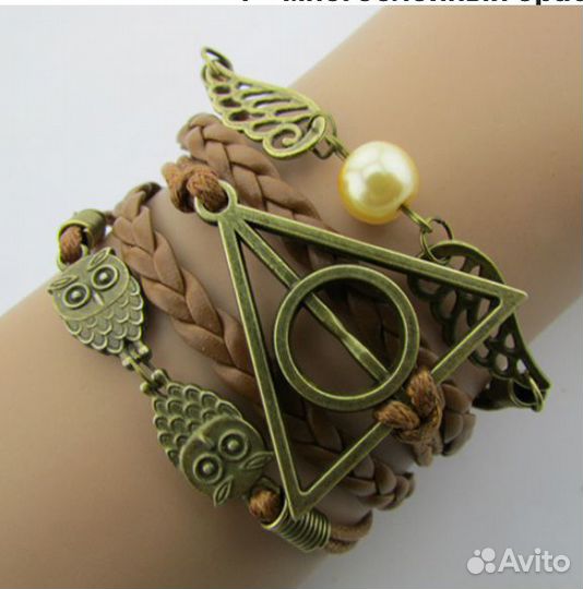 Браслет с символами Гарри Поттер