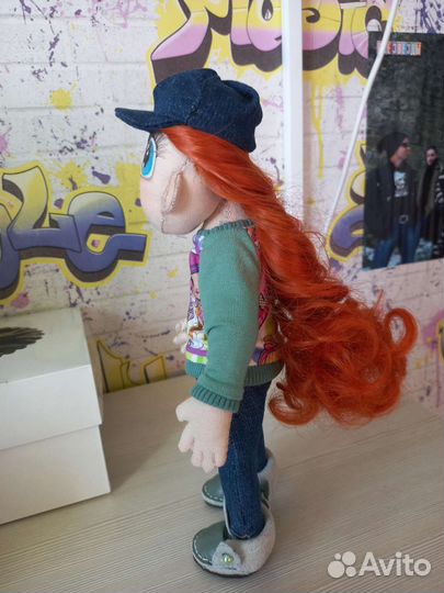 Текстильная интерьерная кукла